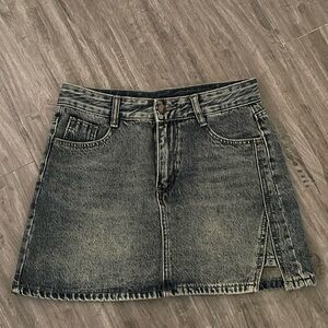 DENIM SKORT